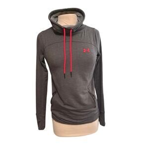 Under Armour Women's Gray Pullover - XS with Pink Logo
